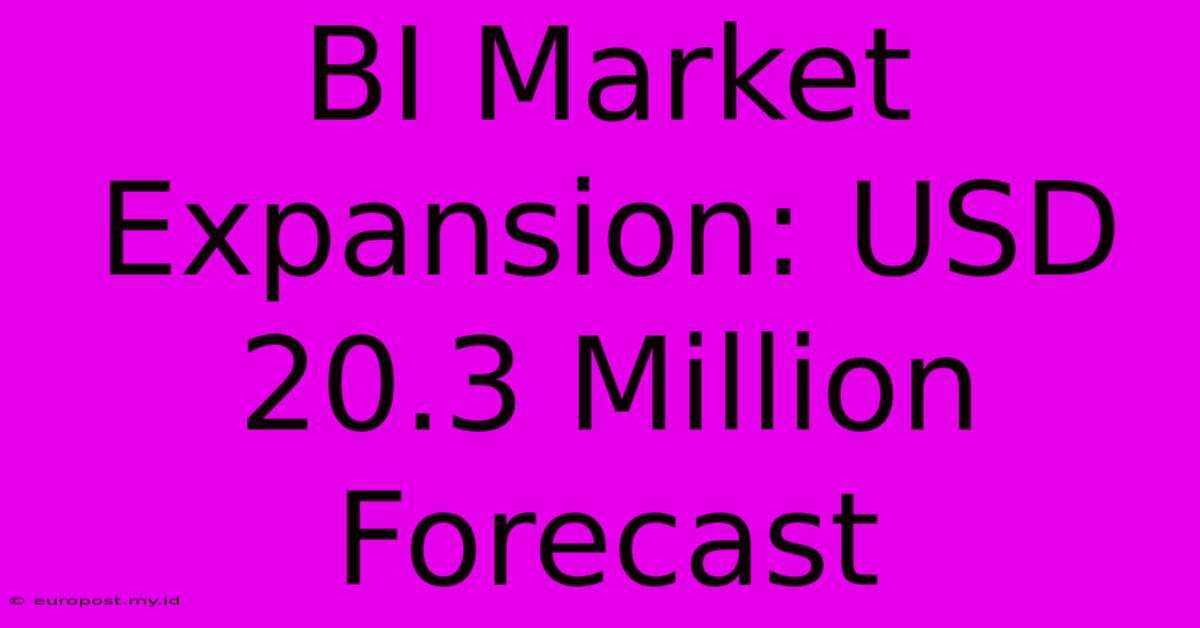 BI Market Expansion: USD 20.3 Million Forecast